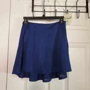 Nike Breathe Flex Lace Print Golf Skort Skirt High-rise Shorts Blue Tennis XS